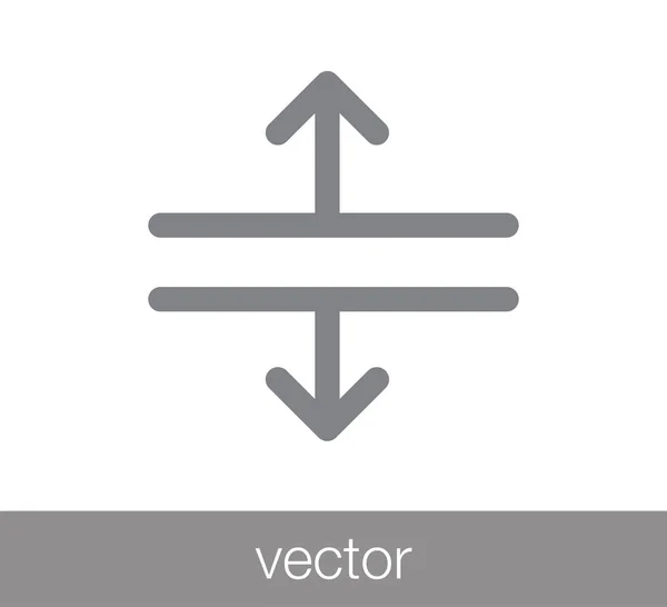 Простой значок интерфейса компьютера — стоковый вектор