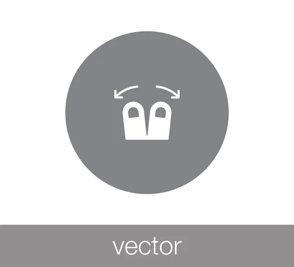 Tocca icona gesto — Vettoriale Stock