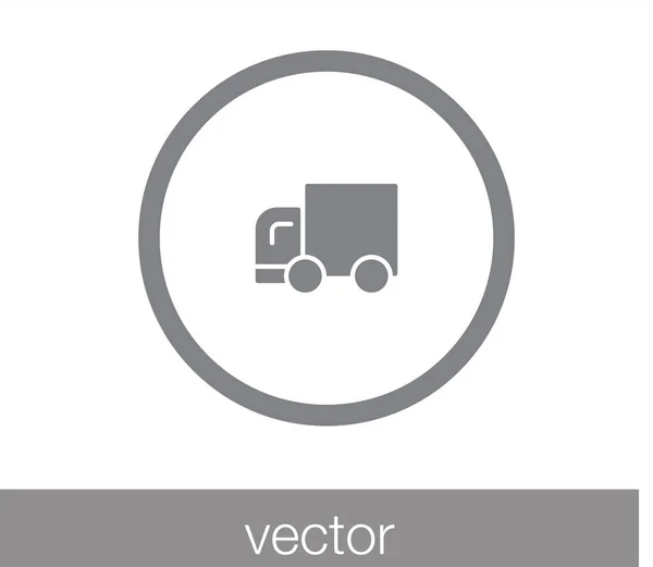 Teherautó közlekedési ikon — Stock Vector