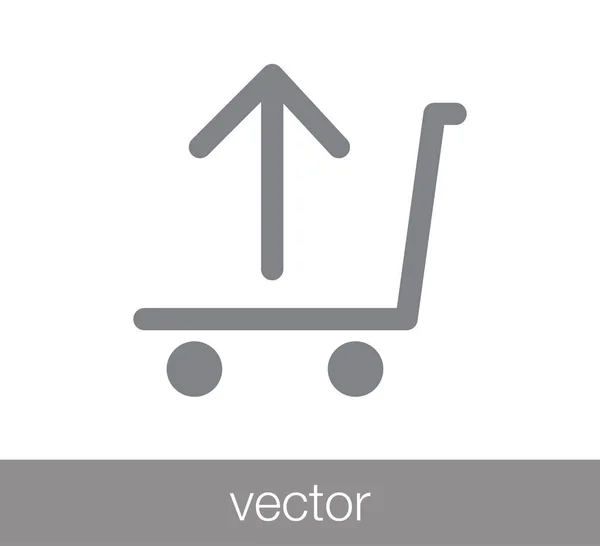 Icono del carrito de compras — Vector de stock