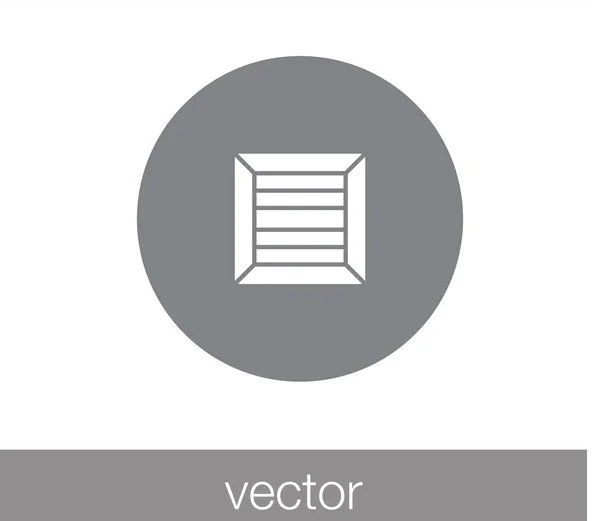 Icono de caja de carga . — Vector de stock