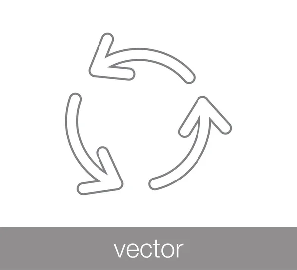 Dator gränssnitt enkel ikon — Stock vektor