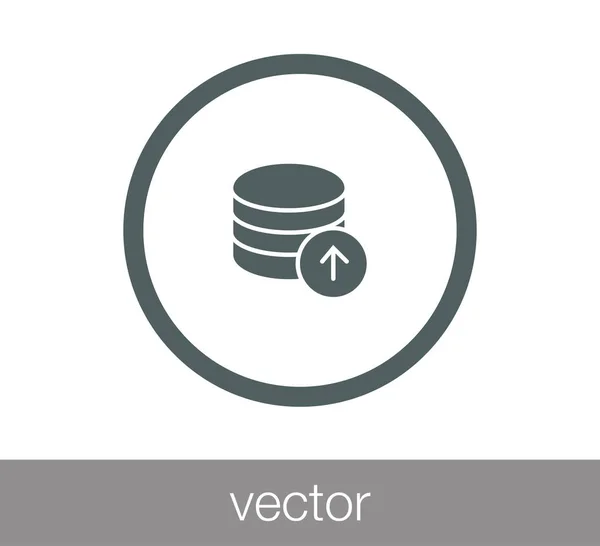 Ícone web do servidor — Vetor de Stock