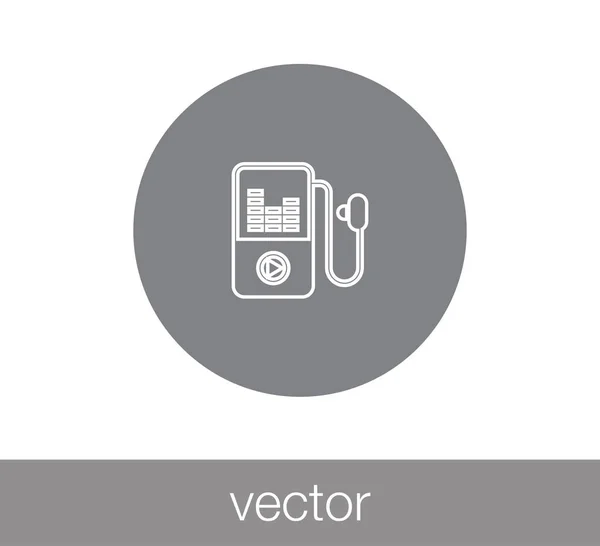 Mp-3 player icon — Stock Vector