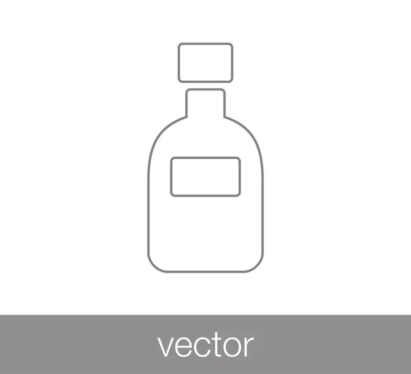 Design dell'icona della bottiglia — Vettoriale Stock