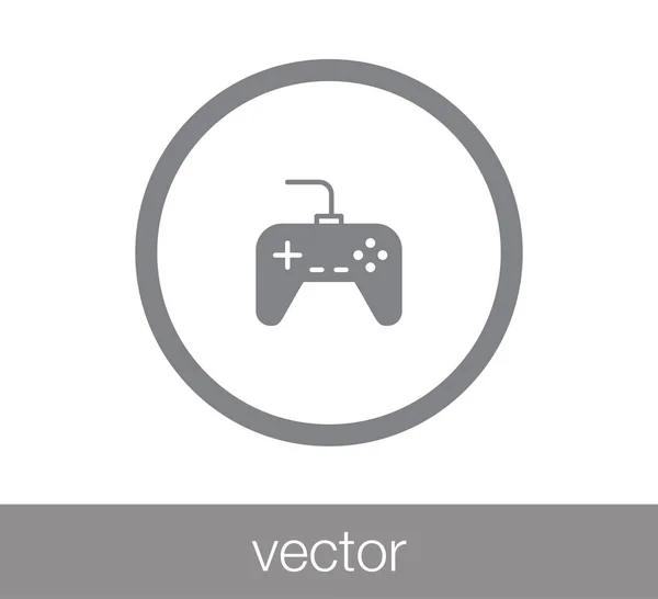 Joystick lapos ikon — Stock Vector