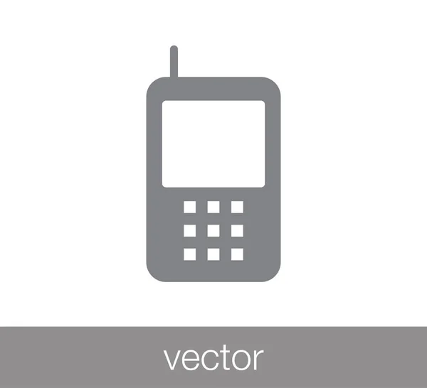Mobiltelefon ikon. — Stock Vector