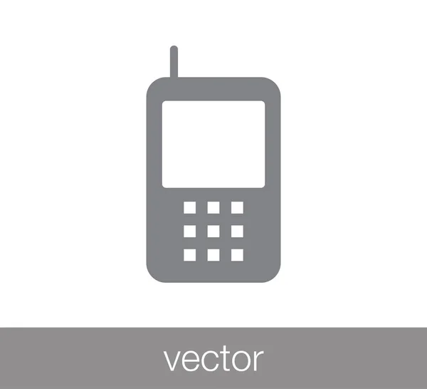 Ícone do telefone móvel. — Vetor de Stock