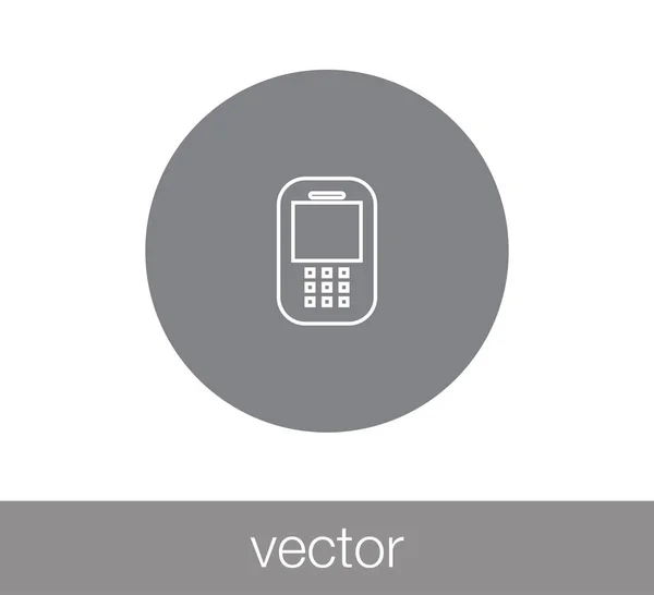 Icône de téléphone portable. — Image vectorielle