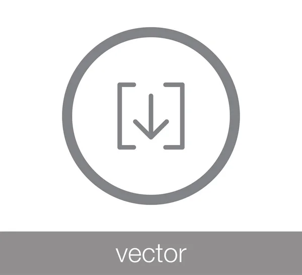 Baixar ícone simples — Vetor de Stock