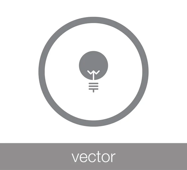 Lamp icon illustration — Stock Vector