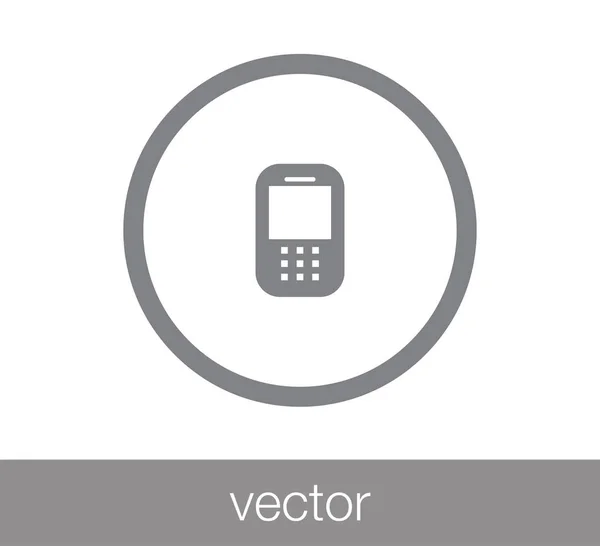 Ícone do telefone móvel. — Vetor de Stock