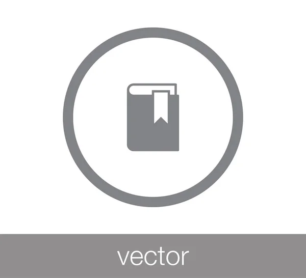 Boek Flat Icon. — Stockvector