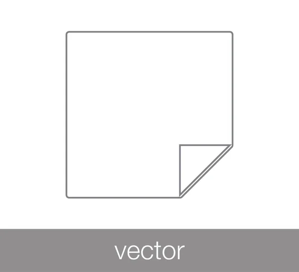 Web documentpictogram. — Stockvector