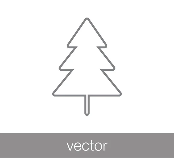 Icône web arbre . — Image vectorielle