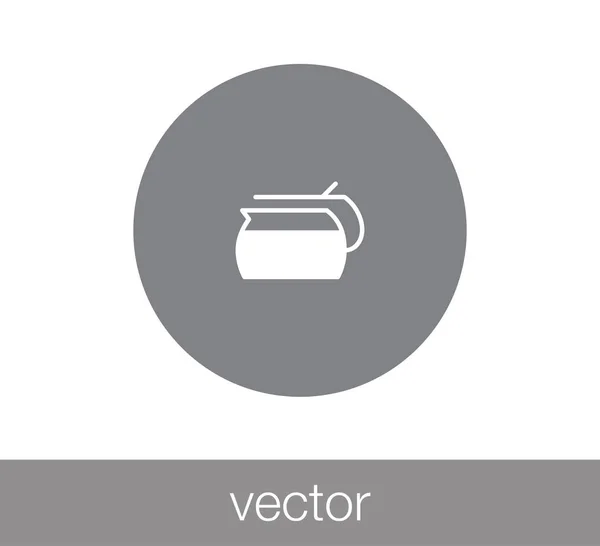 Ontwerp van thee beker pictogram — Stockvector