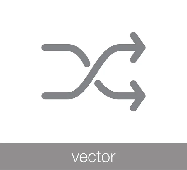 Tietokoneen käyttöliittymä yksinkertainen kuvake — vektorikuva