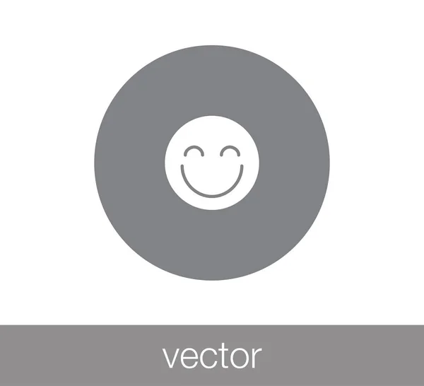 Smile face icon. — Stock Vector