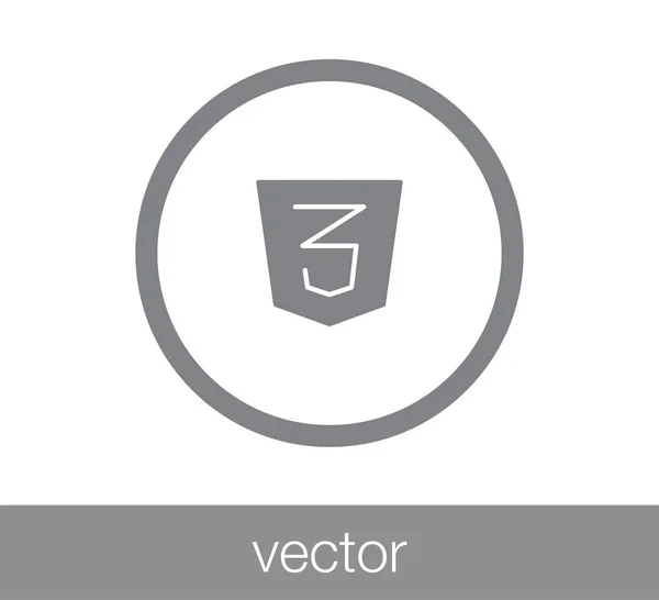 Codificación icono web — Vector de stock
