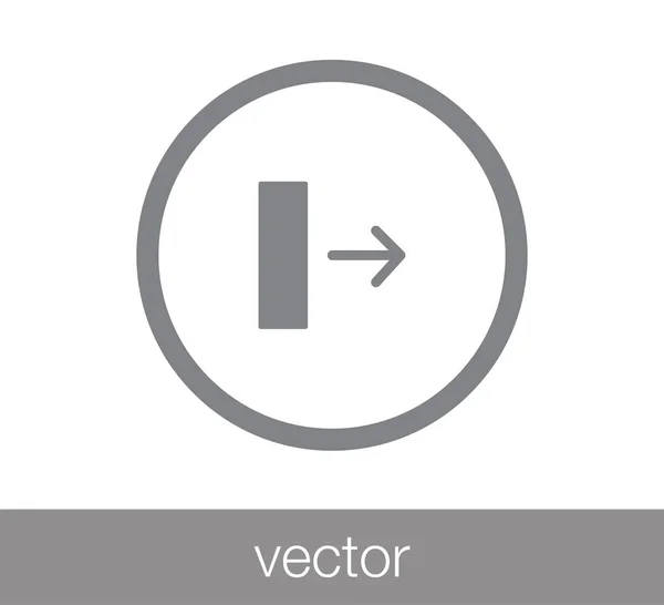 Ikona prosty interfejs komputera — Wektor stockowy