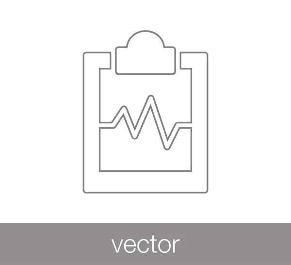 Icono latido del corazón — Archivo Imágenes Vectoriales