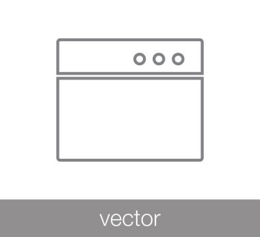 Pencere simgesi. Programlama simgesi