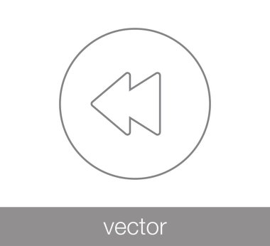 Rewind düğme simgesi.