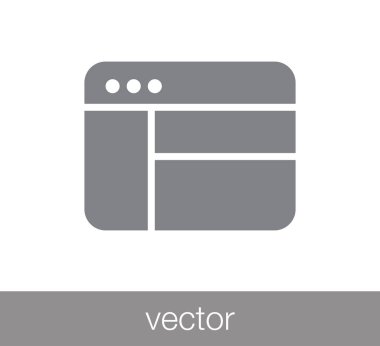 Pencere simgesi. Programlama simgesi