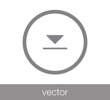 İndir basit simgesi