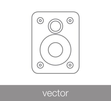 Daha yüksek sesle düz simgesi.