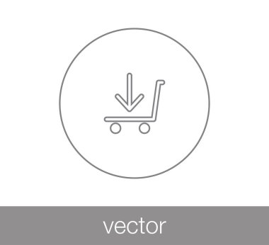 Alışveriş arabası simgesi