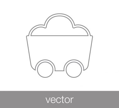 kömür arabası simgesi