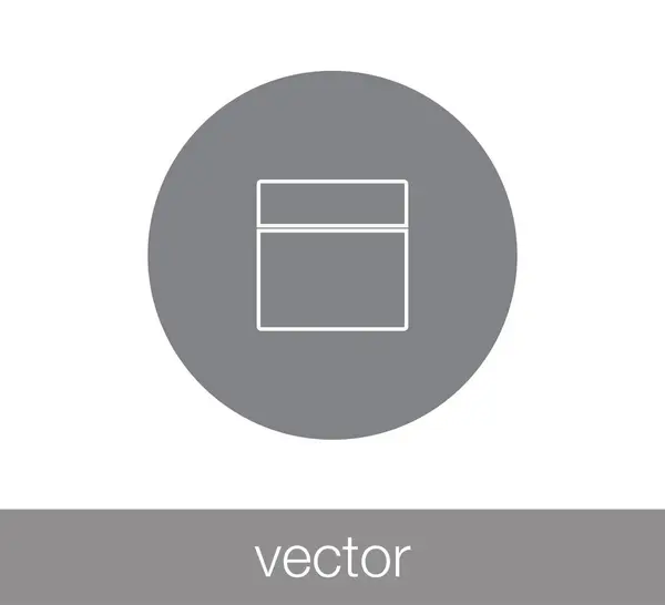 Ícone de layout de slides — Vetor de Stock