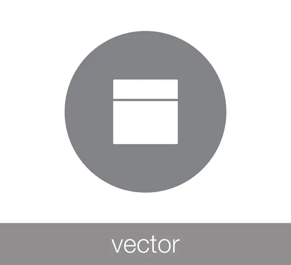 Ícone de layout de slides — Vetor de Stock