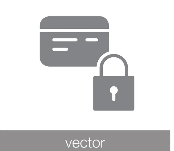 Icône de carte de crédit. — Image vectorielle