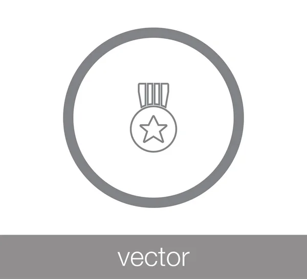 Ícone do distintivo. Ícone do troféu . — Vetor de Stock