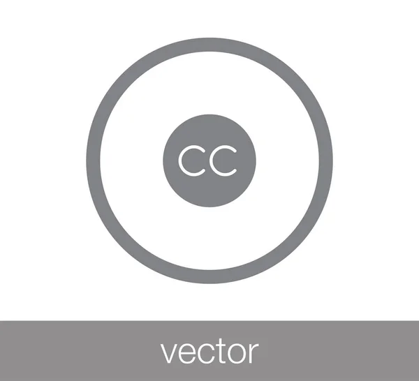 Creative common icon. — Stock Vector