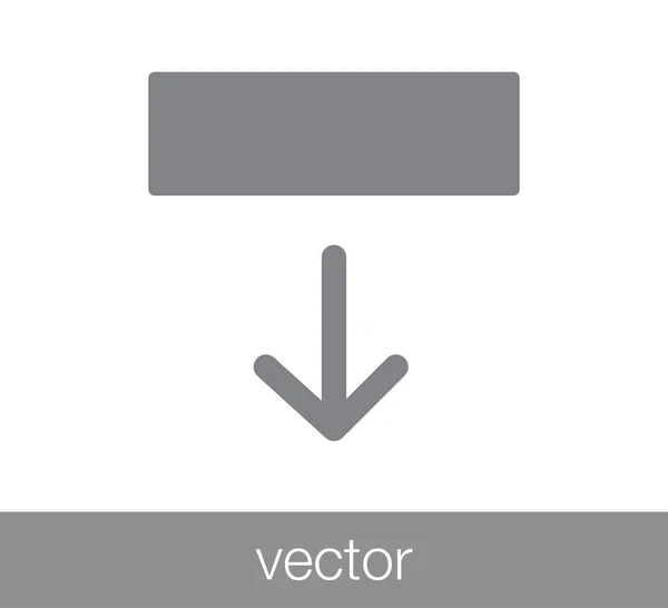 Scaricare semplice icona — Vettoriale Stock