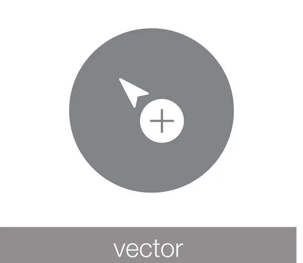 Icono del cursor. icono del puntero . — Vector de stock