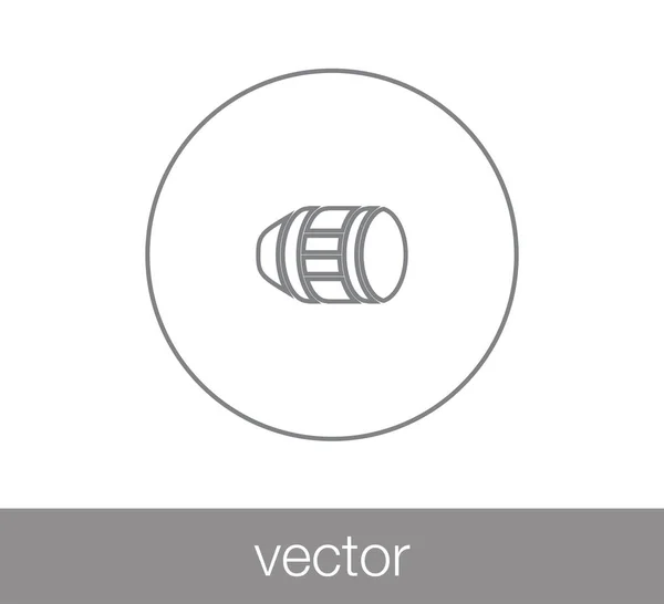 Icône web lentille . — Image vectorielle