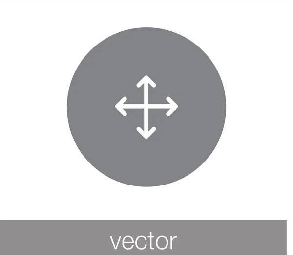 Icona del cursore. icona puntatore . — Vettoriale Stock