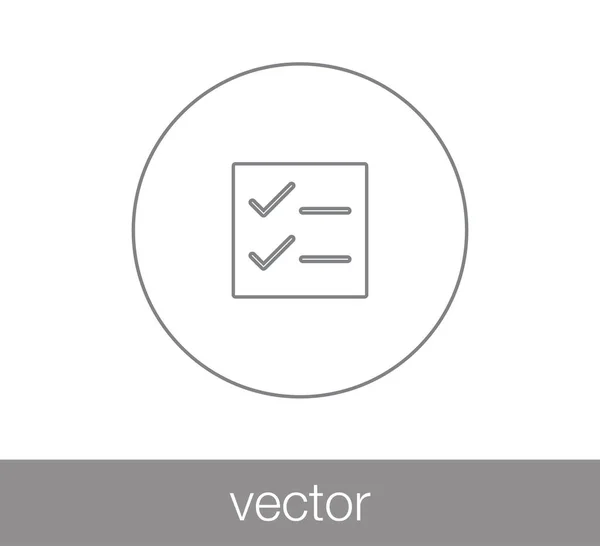 Cocher icône . — Image vectorielle