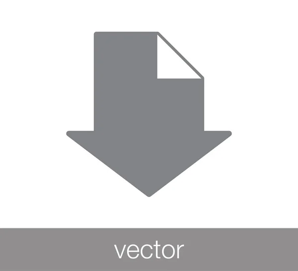 Baixar ícone simples — Vetor de Stock