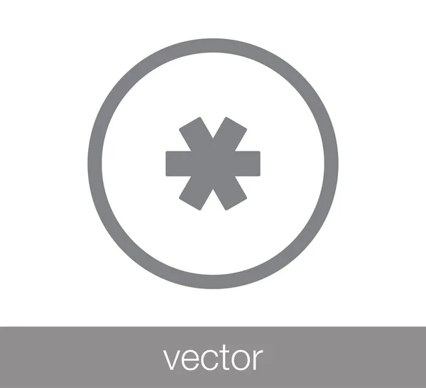 Csillag ikon. — Stock Vector