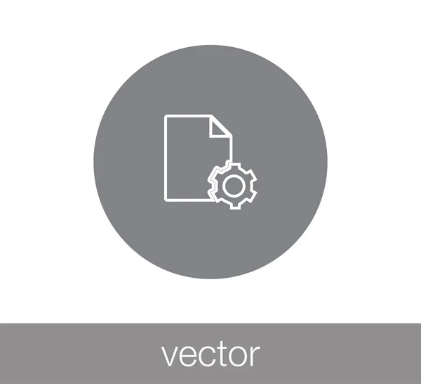 Manual document icon. — Stock Vector