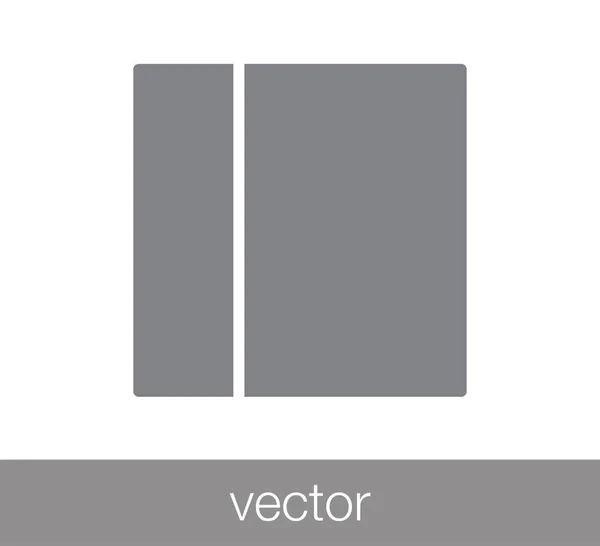 Icono de diseño de diapositivas — Vector de stock