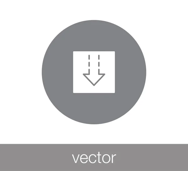 Descargar icono simple — Vector de stock