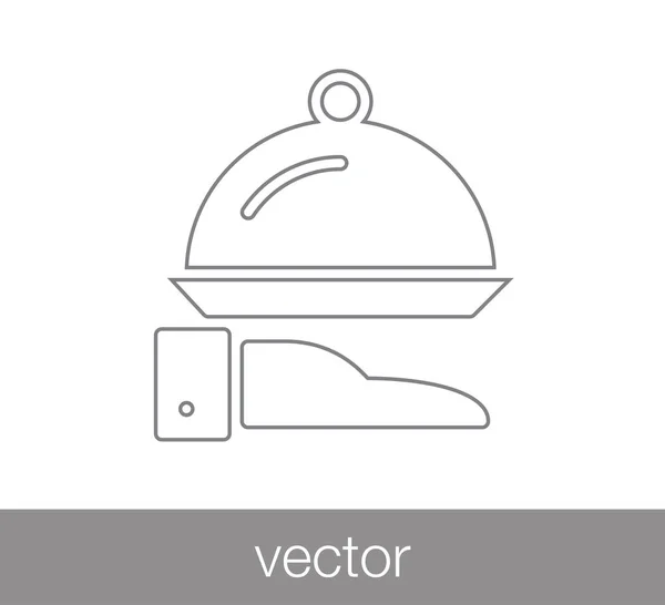 Diseño del icono de la comida — Vector de stock