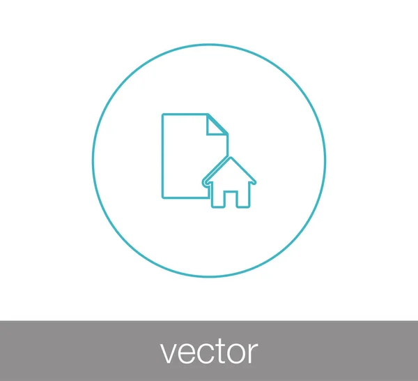 Design dell'icona File — Vettoriale Stock