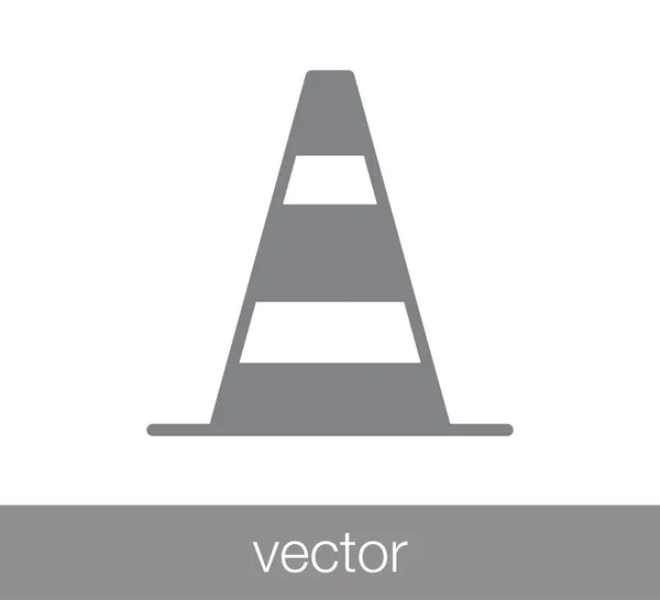 Pictogram van de barrière van de bouw — Stockvector